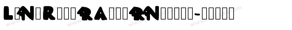 LongRiderAlternative字体转换