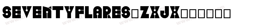 SeventyFlares-zXjX字体转换