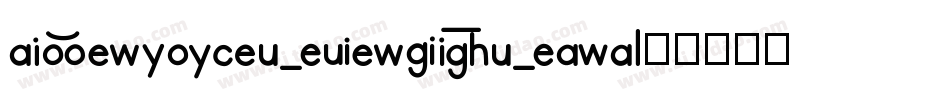 AbcPhonicsOne字体转换