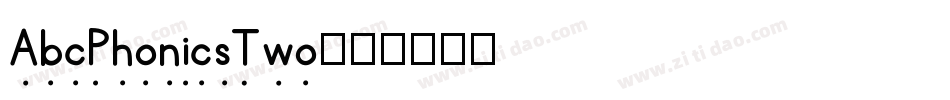 AbcPhonicsTwo字体转换