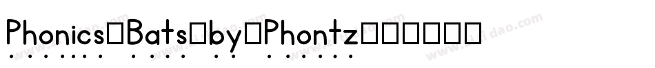 Phonics-Bats-by-Phontz字体转换