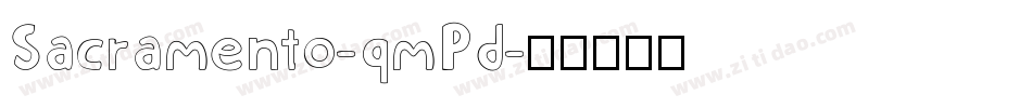 Sacramento-qmPd字体转换