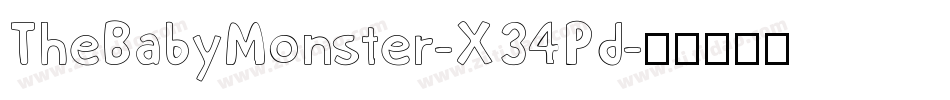 TheBabyMonster-X34Pd字体转换