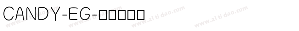 CANDY-EG字体转换