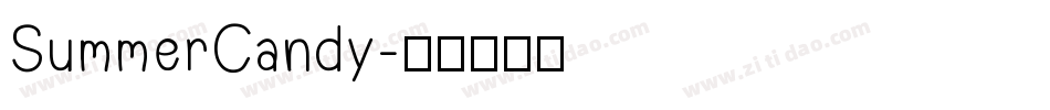 SummerCandy字体转换