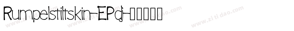Rumpelstiltskin-EPdj字体转换