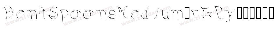 BentSpoonsMedium-rGRy字体转换