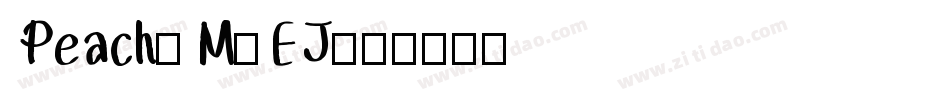 Peach-M9EJ字体转换