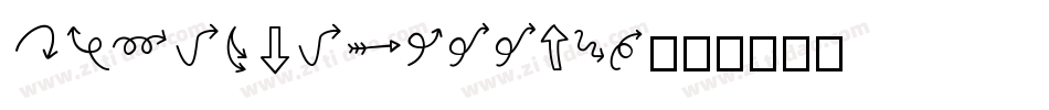 DNealianArrows字体转换