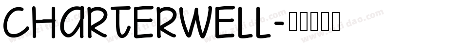 charterwell字体转换