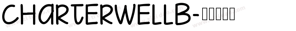 charterwellb字体转换