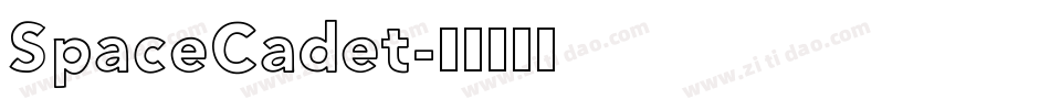 SpaceCadet字体转换