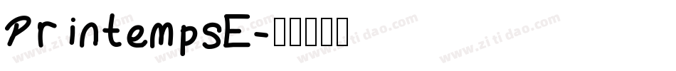 PrintempsE字体转换