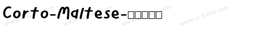 Corto-Maltese字体转换