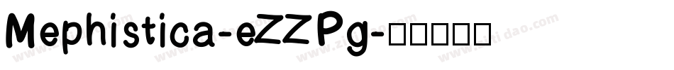 Mephistica-eZZPg字体转换