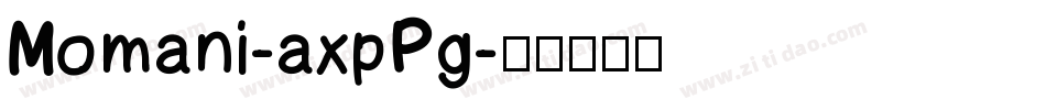 Momani-axpPg字体转换