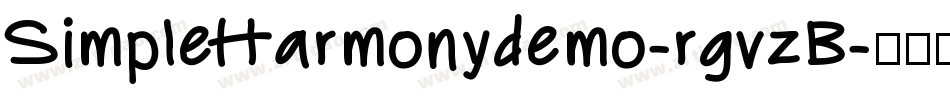 SimpleHarmonydemo-rgvzB字体转换