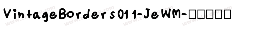 VintageBorders011-JeWM字体转换