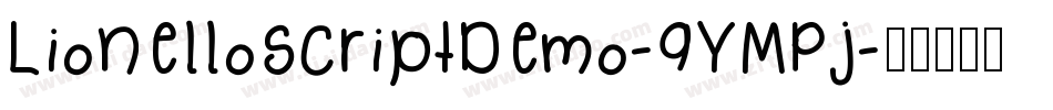 LionelloscriptDemo-9YMPj字体转换