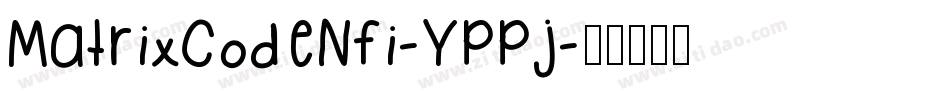 MatrixCodeNfi-YPPj字体转换