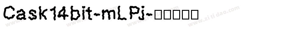 Cask14bit-mLPj字体转换