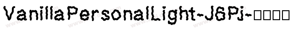VanillaPersonalLight-J6Pj字体转换