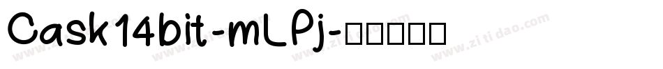 Cask14bit-mLPj字体转换