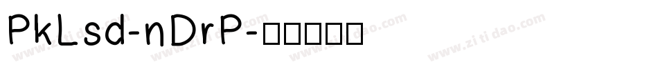 PkLsd-nDrP字体转换