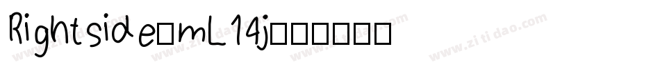 Rightside-mL14j字体转换