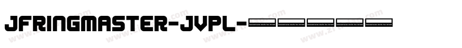 Jfringmaster-jVPl字体转换