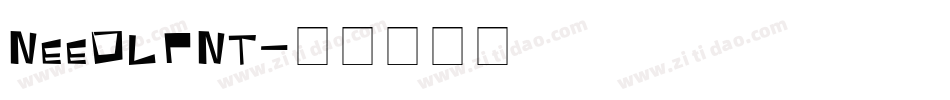 NEEDLPNT字体转换