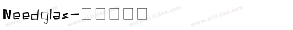 Needglas字体转换