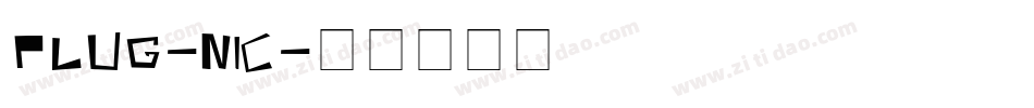 PLUG-NIC字体转换