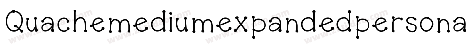 Quachemediumexpandedpersonal-ZVoPm字体转换