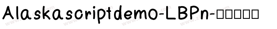 Alaskascriptdemo-LBPn字体转换