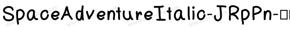 SpaceAdventureItalic-JRpPn字体转换