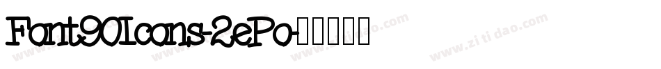 Font90Icons-2ePo字体转换
