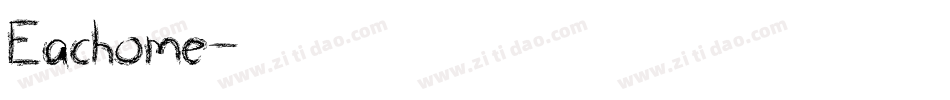 Eachome字体转换