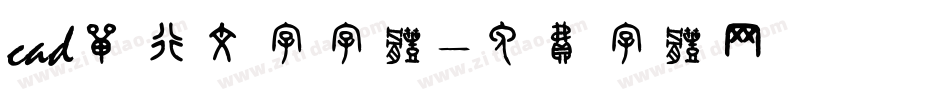 cad单行文字字体字体转换