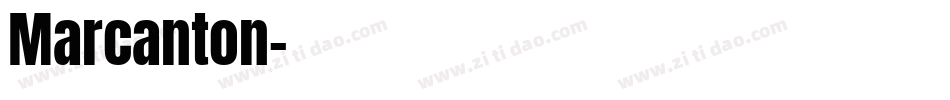 Marcanton字体转换