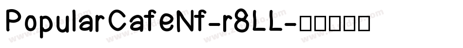 PopularCafeNf-r8LL字体转换