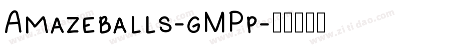Amazeballs-gMPp字体转换