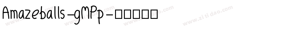 Amazeballs-gMPp字体转换