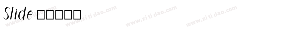 Slide字体转换