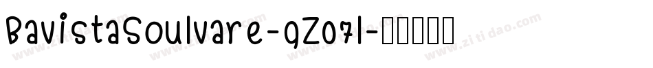 BavistaSoulvare-qZ07l字体转换