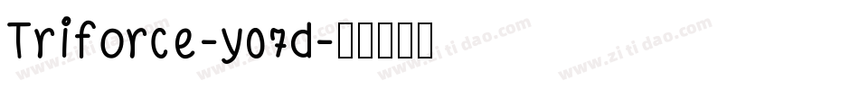 Triforce-y07d字体转换