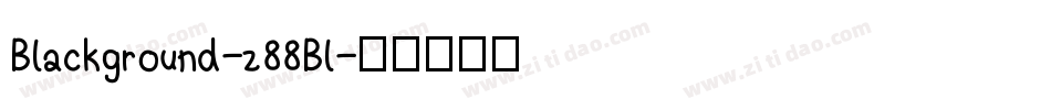 Blackground-z88Bl字体转换