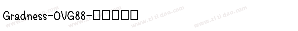 Gradness-OVG88字体转换