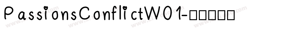 PassionsConflictW01字体转换