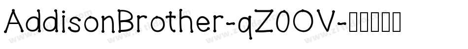 AddisonBrother-qZ0OV字体转换